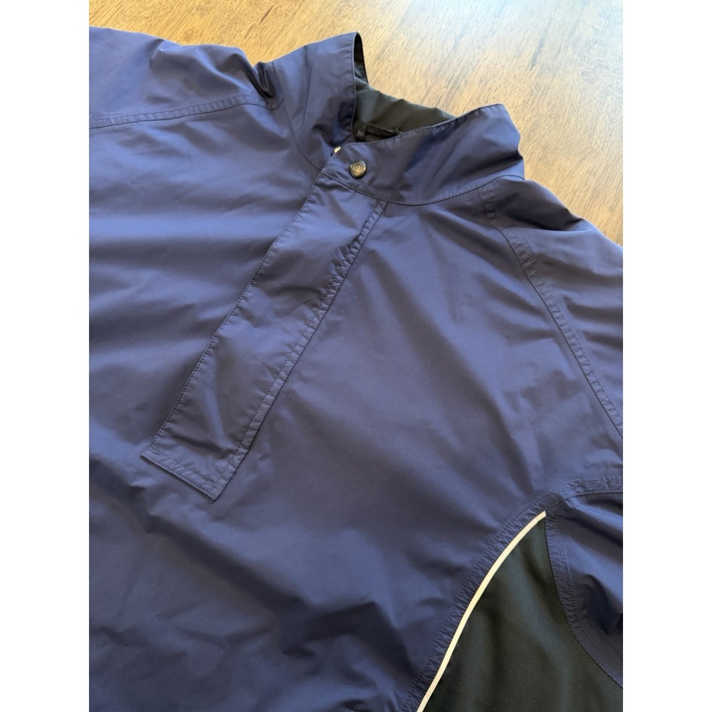 FootJoy Dryjoys Golf Windbreaker Mens L Navy Pullover